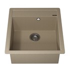 Кухонная мойка кварцевая Uperwood Quartz UPD-07, прямоугольная, цвет 02, прямоугольная, беж   106670 - фото 14438520