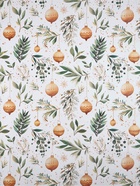 Бумага упаковочная новогодняя «Веточки зимы», белый крафт, 1 лист, 80 г/м², 70×100 см - Фото 2