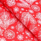 Бумага упаковочная новогодняя «С Новым годом», глянцевая, двусторонняя, 80 г/м², 70×100 см - Фото 4