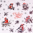 Бумага упаковочная новогодняя «С Новым годом», глянцевая, двусторонняя, 80 г/м², 70×100 см - Фото 5