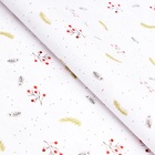 Бумага упаковочная новогодняя «Красные шарики», глянец, двусторонняя, 80 г/м², 70×100 см - Фото 4