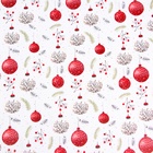 Бумага упаковочная новогодняя «Красные шарики», глянец, двусторонняя, 80 г/м², 70×100 см - Фото 5