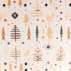 Бумага упаковочная новогодняя «Подарок», глянец, двусторонняя, 80 г/м², 70×100 см - Фото 6