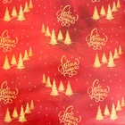 Бумага упаковочная новогодняя «С Новым годом», глянец, двусторонняя, 80 г/м², 50×70 см - Фото 5