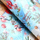 Бумага упаковочная новогодняя «Снегирь на письме», белый крафт, 80 г/м², 50×70 см - Фото 2