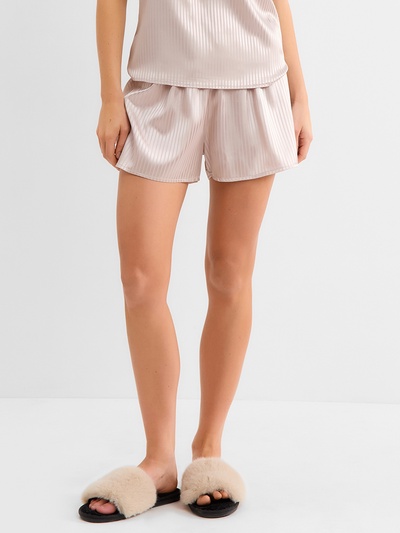 Шорты домашние женские MINAKU: Home collection, бежевые, размер 42