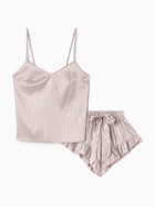 Комплект (топ, шорты) женский MINAKU: Home collection цвет бежевый, р-р 44 - фото 809195494