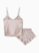 Комплект (топ, шорты) женский MINAKU: Home collection цвет бежевый, р-р 48 - фото 809195505