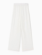 Брюки палаццо женские из шифона MINAKU: Casual Collection, белые, размер 46 - Фото 12