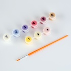 Картина по номерам на новый год на холсте с подрамником «Дедушка и змейка», 20×30 см - Фото 4