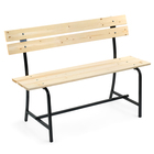 Скамейка садовая «Эконом», 120×52×82.5 см, деревянная, металл - Фото 1