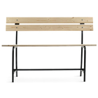 Скамейка садовая «Эконом», 120×52×82.5 см, деревянная, металл - Фото 4