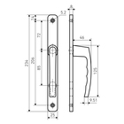 Ручки на планке БУЛАТ РФ 85.25.02.8017 УРАЛ, с пружиной, коричневый - Фото 4