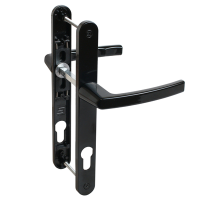 Ручки на планке БУЛАТ РФ 85.25.02.9005 УРАЛ, с пружиной, черный