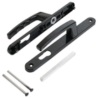 Ручки на планке БУЛАТ РФ 85.25.02.9005 УРАЛ, с пружиной, черный - Фото 2