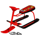 УЦЕНКА Снегокат «Тимка спорт 1+» Граффити, красный, ТС1+/GR Nika Kids - Фото 4