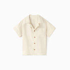 Рубашка для мальчика Крошка Я Linen, р. 92-98, молочный - фото 321809114