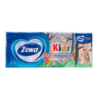 Платочки бумажные Zewa детские, 3 слоя, 10 упаковок по 10 шт. - фото 321790968