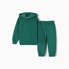 Костюм детский (толстовка, брюки) KAFTAN Basic line р.30 (98-104), зеленый - фото 321791056