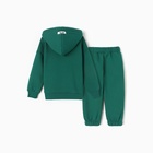 Костюм детский (толстовка, брюки) KAFTAN Basic line р.34 (122-128), зеленый 10346024 - фото 12754294