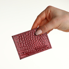 Картхолдер, TEXTURA, цвет бордовый - Фото 2