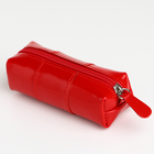 Ключница карманная на молнии, TEXTURA, длина 12,5 см, кольцо, цвет красный - фото 321791238