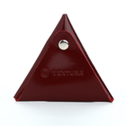 Монетница на кнопке, TEXTURA, цвет бордовый - фото 10026574