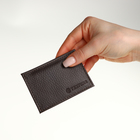 Картхолдер TEXTURA, цвет коричневый - Фото 2