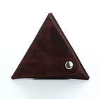 Монетница на кнопке TEXTURA, цвет коричневый - Фото 3