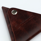 Монетница на кнопке TEXTURA, цвет коричневый - Фото 6