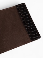 Обложка для паспорта, натуральная кожа, TEXTURA, коричневая - Фото 5
