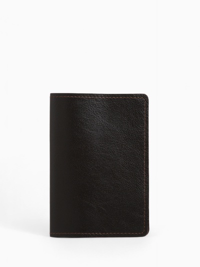 Обложка для паспорта TEXTURA, коричневая