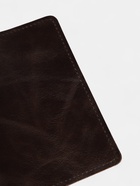 Обложка для паспорта TEXTURA, pull up, коричневая - Фото 4