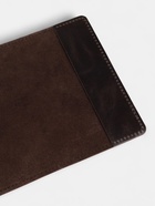 Обложка для паспорта TEXTURA, pull up, коричневая - Фото 3