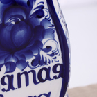 Штоф гжель «Святая вода», бело-синий, керамика, - Фото 5