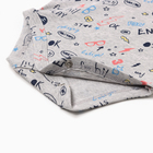 Боди детское с длинным рукавом, цвет сверый меланж, рост 74 см (6-9 мес) - фото 24657678