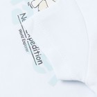 Боди детское с коротким рукавом, цвет голубой, рост 62 см - фото 24690833