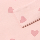 Боди с длинным рукавом, цвет розовый, рост 56 см - фото 24681587