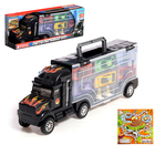 Грузовик «Перевозчик», 6 металлических машин в комплекте + игра, уценка - Фото 1