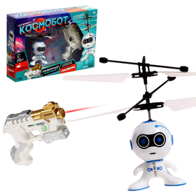 {{photo.Alt || photo.Description || 'Летающая игрушка «Космобот с бластером», работает от аккумулятора, цвет МИКС, уценка'}}