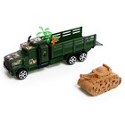 УЦЕНКА Машина инерционная «Военная», с танком и солдатиком, МИКС 10667551