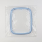 Пяльцы для вышивания, гибкий прямоугольник, 22 × 18 см, цвет голубой - фото 24674697