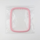 Пяльцы для вышивания, гибкий прямоугольник, 22 × 18 см, цвет розовый - фото 24674701