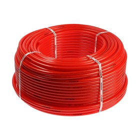 Труба из полиэтилена VALFEX, PE-RT, d=16х2 мм, бухта 200 м, для теплого пола, красная
