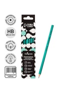 Карандаш чернографитный Calligrata, HB, шестигранный, пластиковый, зелёный корпус - Фото 6