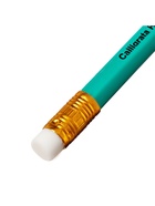 Карандаш чернографитный Calligrata, HB, с ластиком, шестигранный, пластиковый, зелёный корпус - Фото 5