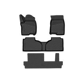 Коврики 3D в салон для Chevrolet Tahoe (V), 2020-, внедорожник, цельное сид. 2 ряда, 4 шт