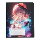 Тетрадь 24 листа в клетку "Нимфы", обложка мелованный картон, глиттер, блок 60 г/м2, 5 видов, МИКС (комплект 20 шт) - фото 25285054