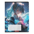 Тетрадь 24 листа в клетку "Нимфы", обложка мелованный картон, глиттер, блок 60 г/м2, 5 видов, МИКС (комплект 20 шт) - фото 25285055