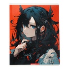 Тетрадь 40 листов в клетку "Аниме Девочки", обложка мелованный картон, УФ-лак, блок 60 г/м2, 5 видов, МИКС - фото 24716083